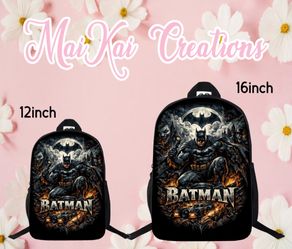 Batman custom backpack (READ DESCRIPTION)