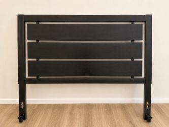 Full Size Headboard - Espresso Brown/Black - Great Condition