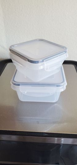New Food Container With Lid - Plastic