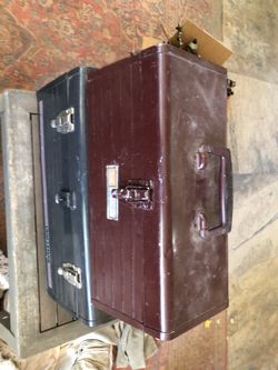 Vintage Sears Craftsman tool box 17” no tray