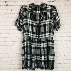 THML/ Anthropologie Plaid Shirt /Dress M