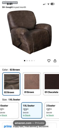 Recliner cover