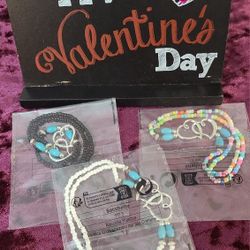 Brand NEW* 3 BEADED ANKLETS 