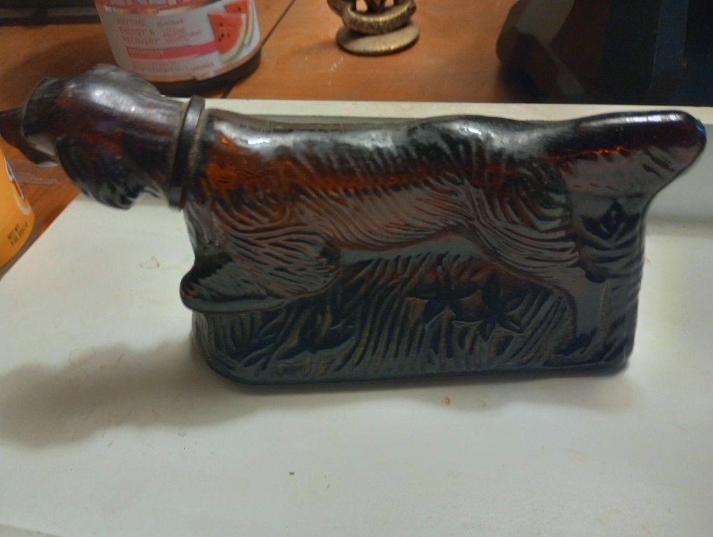 Antique Avon Dog Aftershave 