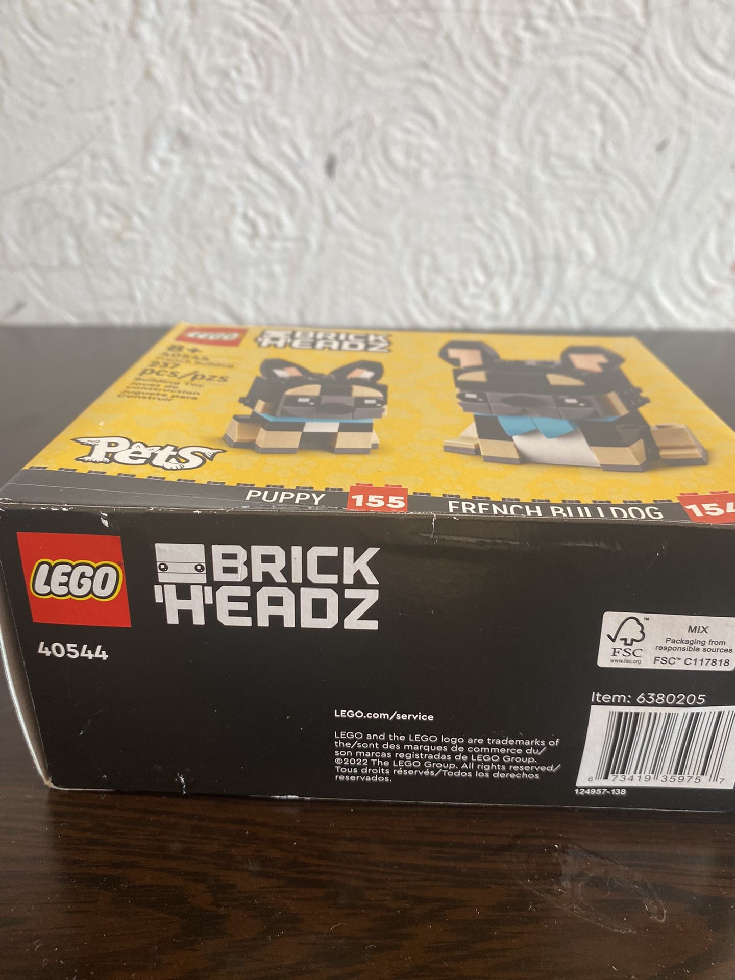 LEGO BrickHeadz Ginger Tabby Dog Set NEW