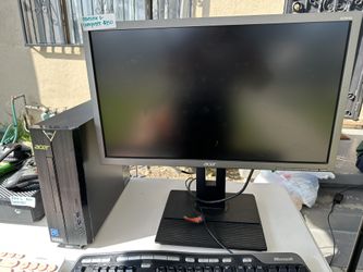 Monitor and Computer