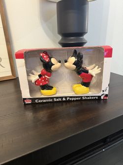Mickey Mouse And Friends Salt & Pepper Shakers