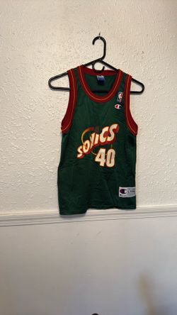KIDS Sonics basketball Kemp Size Large 14-16 KIDS