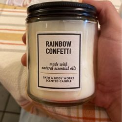 Bath And Body Works Rainbow Confetti Single Wick