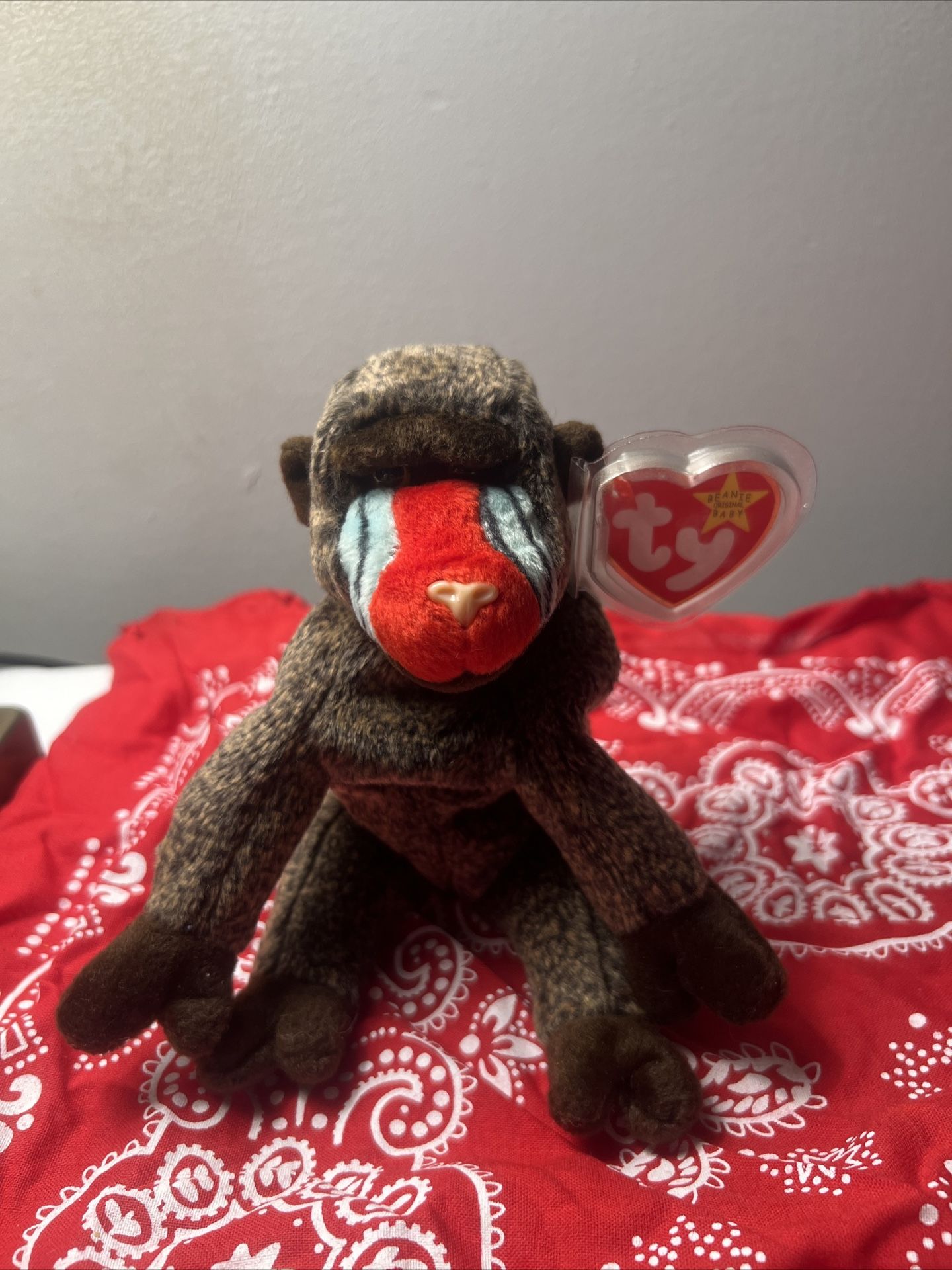 Cheeks Rare Beanie Baby Mint Condition