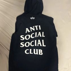 Alpha Industries × Anti Social Social Club  Size L 
