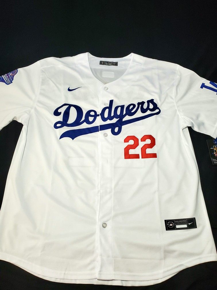 BRAND NEW NIKE CLAYTON KERSHAW 2025 WORLD SERIES PATCH JERSEY 3XL