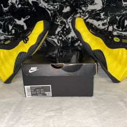 NEW Size 13 Nike Air Foamposite One Wu-Tang Optic Yellow 314996-701