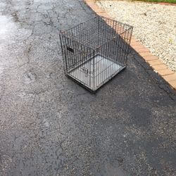 Dog Cage. 24 D. 21 H  18 W
