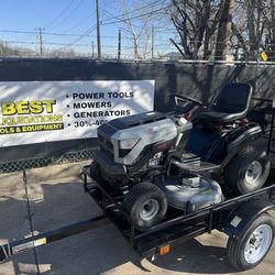 Murray MT-100 42” riding mower w/trailer