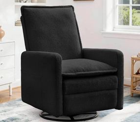 New - Swivel Rocking Recliner Chair for small space