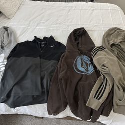 Men’s Used Hoodies Adidas Nike Volcom