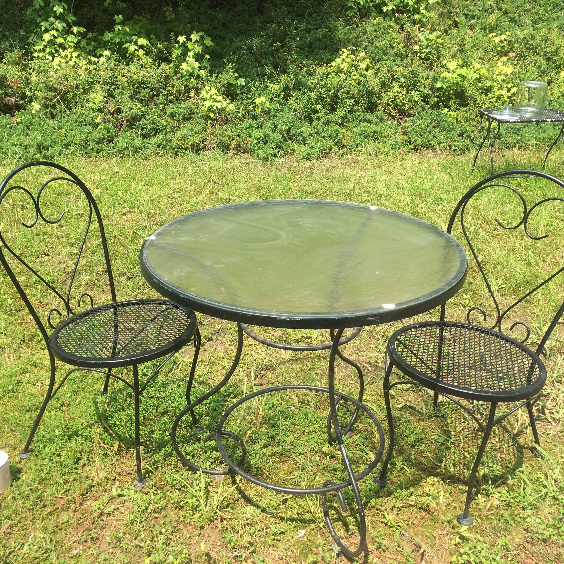 Wrought Iron Patio Set