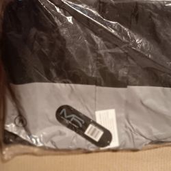 Black And Gray Rain Weather Jacket