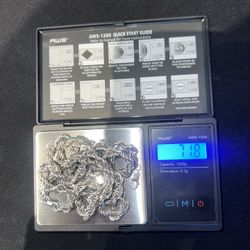 925 Silver Rope Chain 