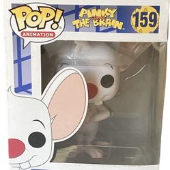 Pinky and the Brain Funko Pop Pinky #159 Plastic Protector Vaulted Rare