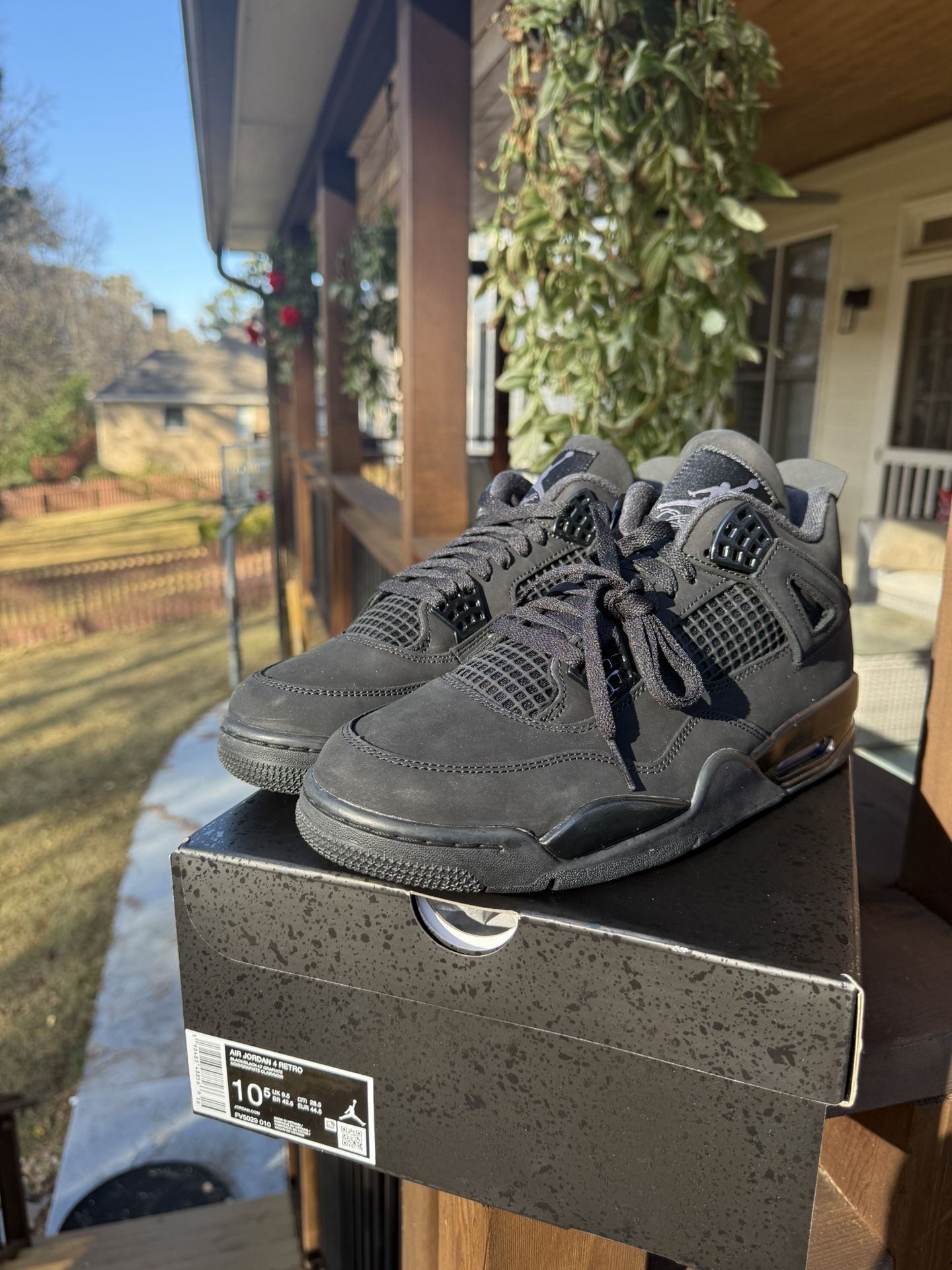 Air Jordan 4 Retro “Black Cat” Sz 10.5