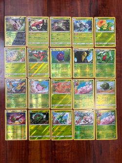 Pokemon XY Era Grass Type Reverse Holo & Holo Lot of 20! Shiftry, Vileplume & More! MP/HP 🍃