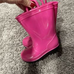 rain boots girls size 7
