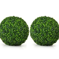 Plant Spheres Decorative 15.7" Set Of 2 Pcs.