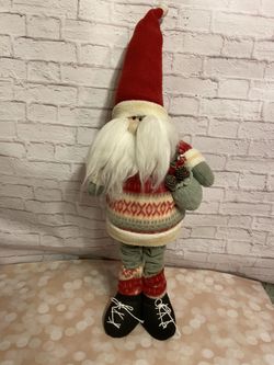 Santa and Snowman Decor