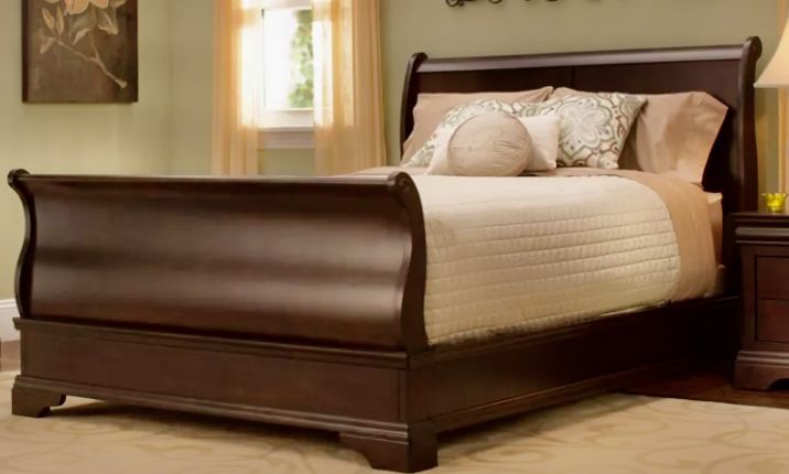 Raymour and Flannigan Queen sleigh bed frame (original $700)