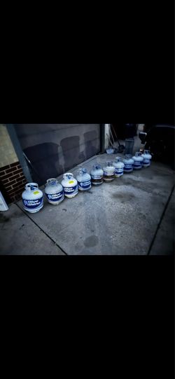 Blue Rhino Propane Tanks.