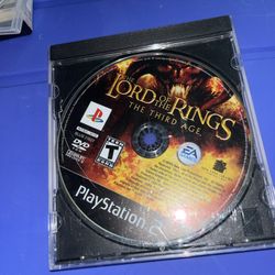 The Lord of the Rings: The Third Age Sony PS2, Disc Only tested Needs Buffed 