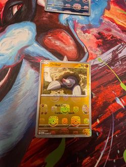 Drilbur Holo Pokémon Card 045/086
