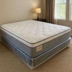 Brand New Queen Size Mattress 14” Thick 🌟 Pillow Top – Factory Direct! Also available in Twin, Full & King. Ask about our Same-Day Delivery 🚚 
