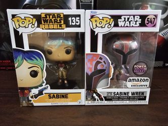 Funko Pop Star Wars Sabine Lot $43