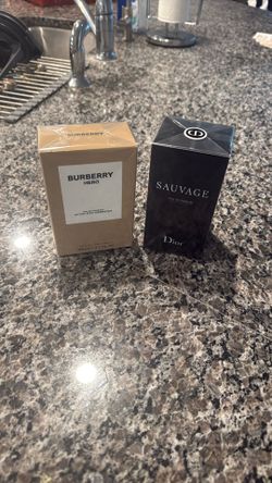 Dior savage and burberry 