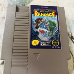 Nintendo NES Game ( Rampage )