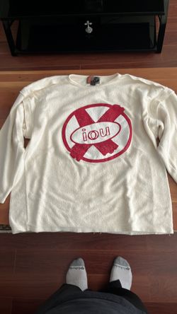 New Vintage IOU  sweater Extra Large