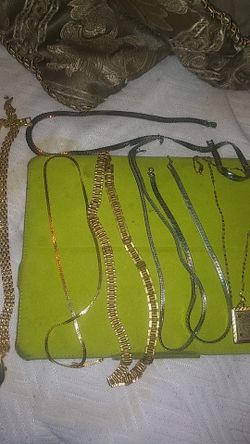 Gold and silver chains (25$ each)