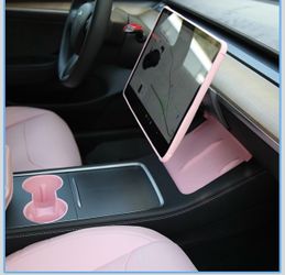 Tesla model y and 3 center console cover pink