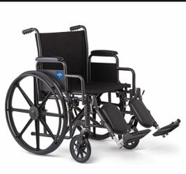 Wheelchair with footrests