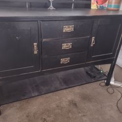 Vintage Buffet Table 