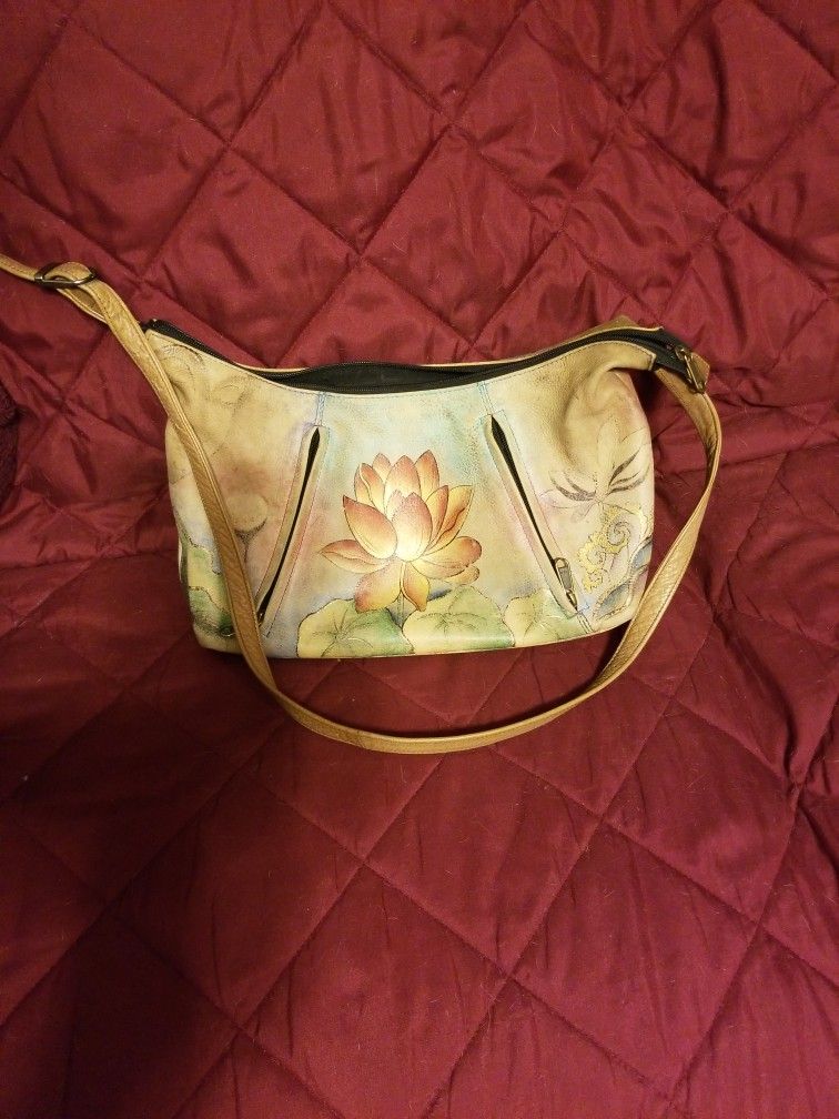 Anushka Hand-painted Hobo Shoulder Bag