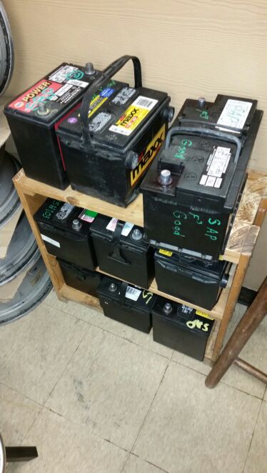 Used batteries... 30 day warranty.. 40$ exchanged..