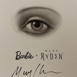 Signed * BLACK AND WHITE SURREALIST BALL BARBIE DOLL SET  Limited Edition Barbie Set MARK RYDEN Mattel Collections