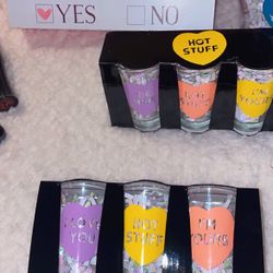 Shot Glass Set Valentine Day 