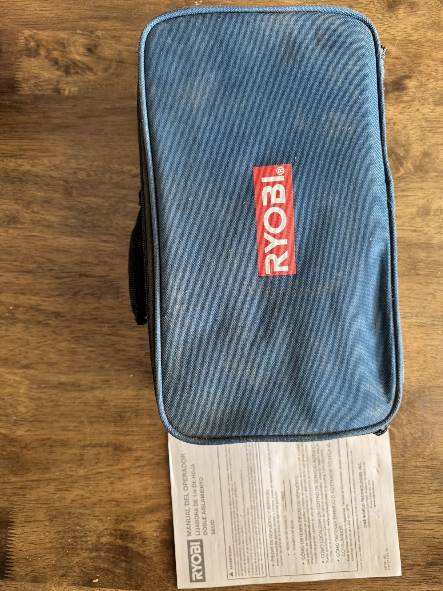 Ryobi 1/4 Sheet Palm Sander, model S652D