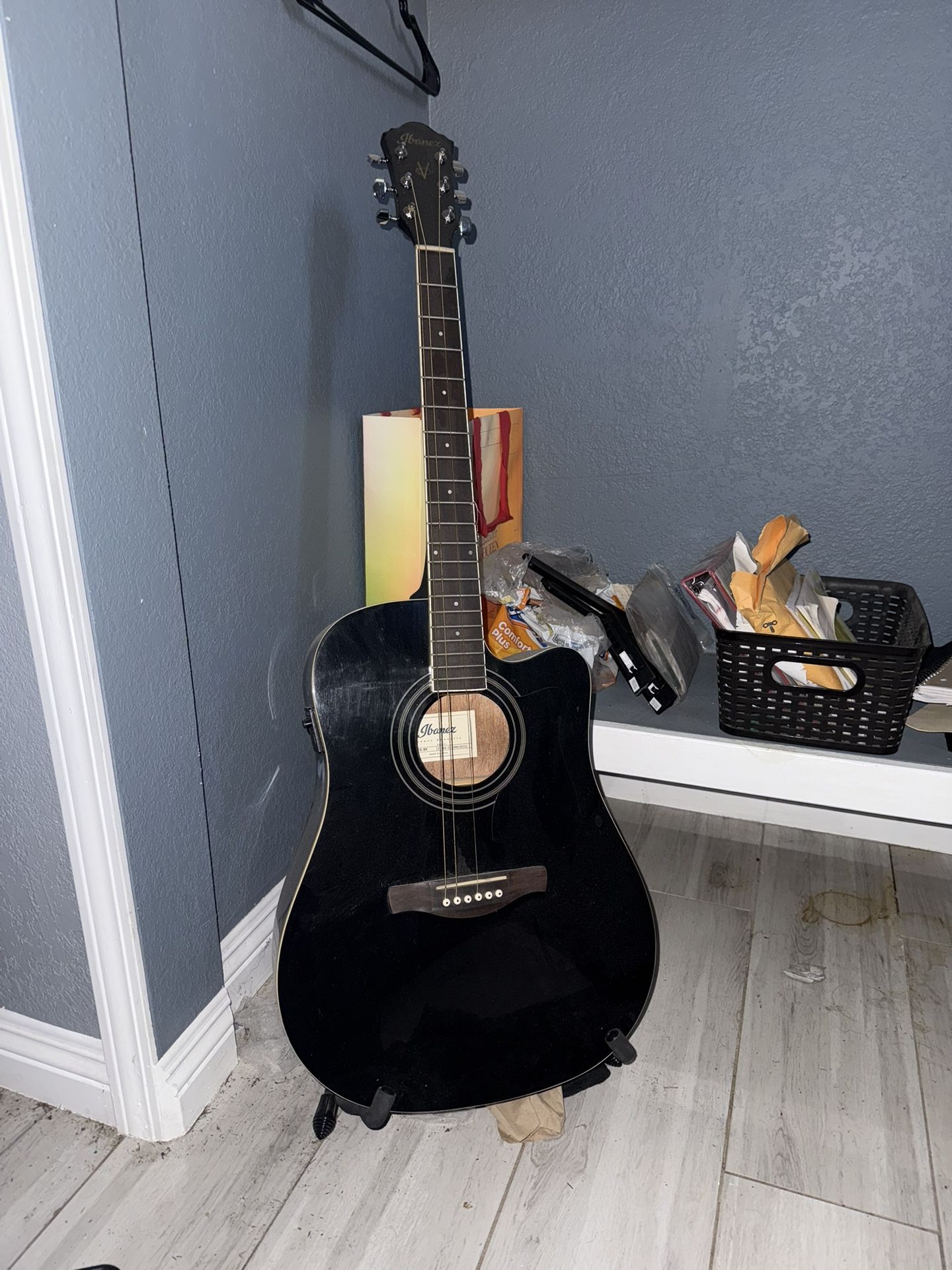 Ibanez Black Guitar