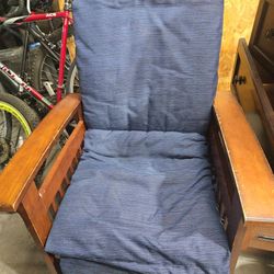 Rocking chair Removable/Washable Blue Padding 
